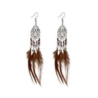 Womens Tassel Plating  Retro Personality, Exotic, Hollow Alloy Earrings Gy190416117615 main image 9