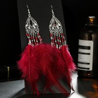 Womens Tassel Plating  Retro Personality, Exotic, Hollow Alloy Earrings Gy190416117615 main image 5