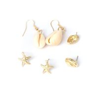 Pendientes Para Mujer Shell Seashell Fashion Beads Ocean Wind Jj190416117624 main image 7