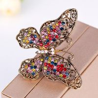 Womens Insect Rhinestones New Fashion Retro Butterfly Brooches Dr190416117638 main image 3