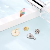 Unisex Ice Cream/cup Cat Plating Alloy Brooches Lp190416117648 main image 5
