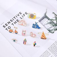 Unisex Tree / Camera / Small Electric Plating Alloy Brooches Lp190416117655 main image 5