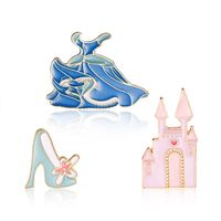 Unisex Skirt / High Heels / Castle Plating Alloy Brooches Lp190416117657 main image 1