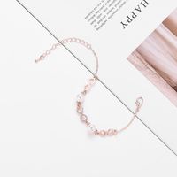 De  Infini Symbole Modélisation Bracelet Perle Embellie Diamant 8 En Forme De Main Réglable Bijoux main image 5