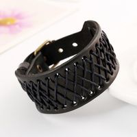 Unisex Geometric Leather  Hot Sale Vintage Weaving Bracelets &amp; Bangles Pk190416117720 main image 4