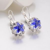 Womens Star Inlay Imitated Crystal Korean Version Of The Star Imitated Crystal Alloy Earrings Bq190416117740 main image 5