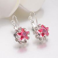 Womens Star Inlay Imitated Crystal Korean Version Of The Star Imitated Crystal Alloy Earrings Bq190416117740 main image 7