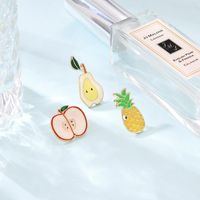 New Fruit Series Unisex Fruit Plating Alloy Brooches Lp190416117786 main image 5