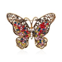 Womens Insect Rhinestones New Fashion Retro Butterfly Brooches Dr190416117638 sku image 1