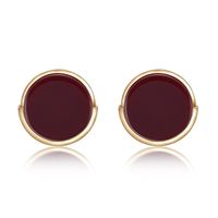 Womens Geometric Simple Retro Round Acrylic Earrings Lp190416117716 sku image 2