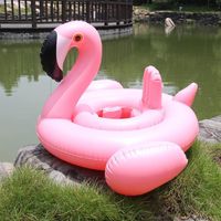 Rose Alloy Flamingo Seat Ring White Swan Sitting Circle Baby Inflatable Swimming Ring Ww190417117899 main image 3