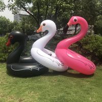 Black Swan Swimming Ring White Swan Swimming Ring Flamingo Water Swimming Ring Inflatable Water Ring Ww190417117927 main image 1