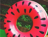 Wanmei Großhandel Wassermelone Ring Aufblasbarer Schwimm Ring Verdickt Rettungsring Für Erwachsene Großer Wassermelone Schwimm Ring main image 5