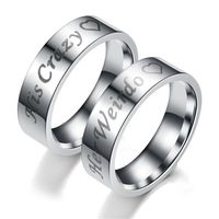 Couple Crown Stainless Steel Rings Tp190418118105 main image 1