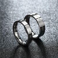 Couple Heart Shaped Stainless Steel Rings Tp190418118108 main image 6