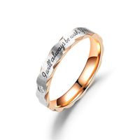 Europäische Und Amerikanische Klassische Modestil Diamant Roségold Schwarz Ring Love Charge Blumen Schergen Paar Ring Hersteller main image 4