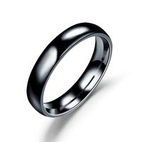 Unisex  New Simple And Refreshing Inner And Outer Slabs Round Stainless Steel Rings Tp190418118133 main image 2