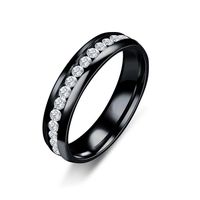 Unisex Weekly Ring Studded Titanium Steel Rings Tp190418118134 main image 4