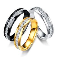 Unisex Weekly Ring Studded Titanium Steel Rings Tp190418118134 main image 5