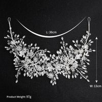 Womens Floral Imitated Crystal Bridal Hairband Hair Accessories Hs190418118168 main image 6
