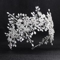 Womens Floral Imitated Crystal Bridal Hairband Hair Accessories Hs190418118168 main image 4