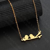 Womens Animal / Zodiac Plated Stainless Steel Necklaces Hf190418118176 main image 4