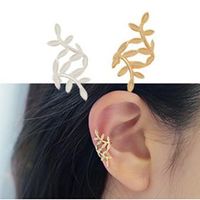 Womens Leaf Plating Real Alloy Plating Alloy Earrings Ms190419118233 main image 2