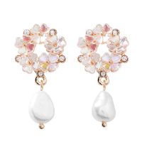 Womens Floral Plating Flower Alloy Earrings Ms190419118247 main image 6
