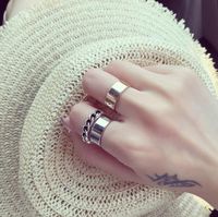 Neuer Koreanischer Ring, Übertriebene Damenmode, Dekorativer Zeigefinger, Gelenk Ring, Dreiteiliger Ringschmuck main image 4