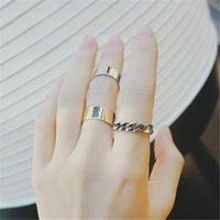 Neuer Koreanischer Ring, Übertriebene Damenmode, Dekorativer Zeigefinger, Gelenk Ring, Dreiteiliger Ringschmuck main image 5