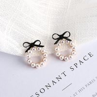 Womens Bow Plating Alloy Earrings Ms190419118275 main image 1