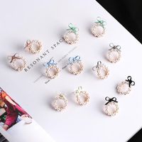 Womens Bow Plating Alloy Earrings Ms190419118275 main image 4