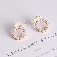 Womens Bow Plating Alloy Earrings Ms190419118275 main image 7