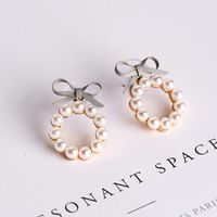 Womens Bow Plating Alloy Earrings Ms190419118275 main image 8