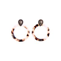 Womens Geometric  Sexy Personality Leopard Print Rhinestone Acrylic Earrings Qd190419118370 main image 11