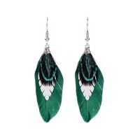 Feather Feathers Temperament Simple Earrings Qd190419118379 main image 10