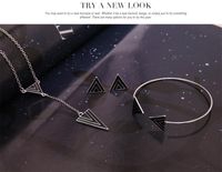 Womens Rhinestone Alloy Triangle Jewelry Set Xs190419118388 main image 4