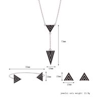 Womens Rhinestone Alloy Triangle Jewelry Set Xs190419118388 main image 6