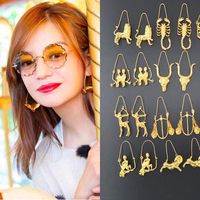 Fashion Exaggeration Womens Animal / Zodiac Plating Alloy Earrings Nt190419118415 main image 1