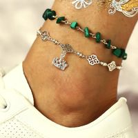 Unisex Alloy Creative Two-layer Crown  Ankle Bracelet Pj190422118660 main image 1