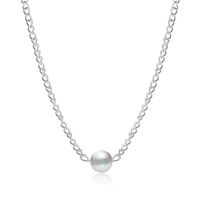 Neue Halskette Retro Einfache Einzelne Künstliche Perle Einlagige Halskette Halskette Schmuck Frauen main image 5