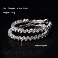 Womens Constellation Electroplating Metal Shiny Imitated Crystal Earrings Pj190422118706 main image 3
