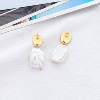 Nouveau Mode Dongdaemun Simple Géométrique Perle Boucles D'oreilles D'une Seule Pièce Dropshipping Personnalité À La Mode Boucles D'oreilles Oreille Anneaux main image 5