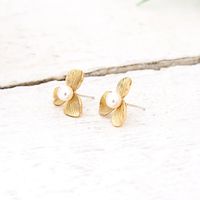 Womens Geometry Electroplating Personal Flower Shape  Alloy Earrings Qs190422118746 main image 4