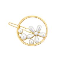 Womens Floral Electroplating Alloy Flower Hair Accessories Hn190422118629 sku image 2