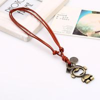 Unisex Cartoon Character Handmade Cowhide  Other Necklaces Pk190423118829 main image 5