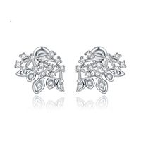 Womens Floral Electroplated Copper With Zircon Other Earrings Tm190423118854 main image 2