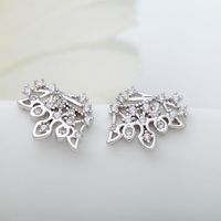 Womens Floral Electroplated Copper With Zircon Other Earrings Tm190423118854 main image 4