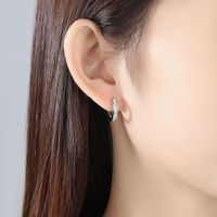 Womens Other Copper-inlaid Zircon-plated Platinum Delicate Round Earrings  Tm190423118870 main image 3