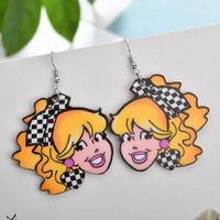 Womens Doll Plastic / Resin Miss Fashion Temperament Exaggerated Earrings Bq190423118950 main image 4